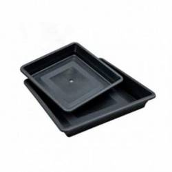 Plato Cuadrado Negro Alber