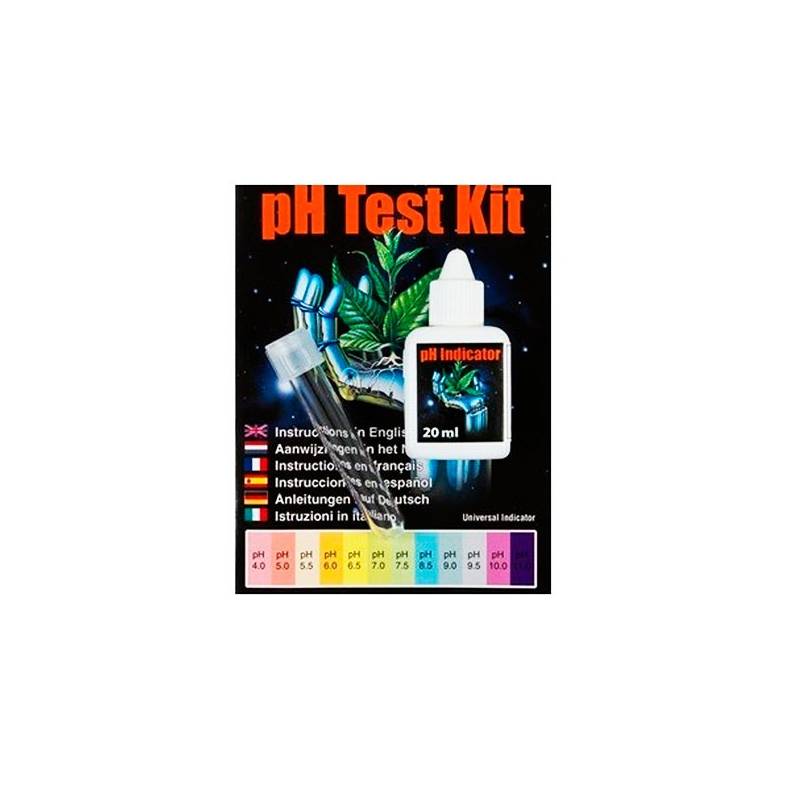 pH Test Kit Liquid 20 ml de Growth Technology