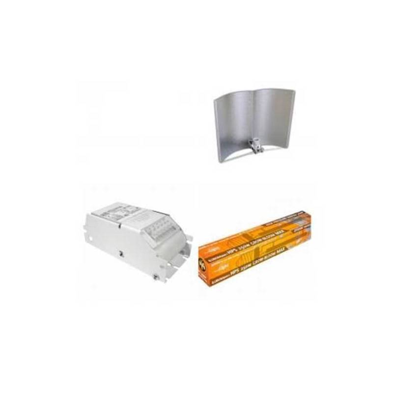 Kit 250 W Eti + Adjust-a-wings® Enforcer Medium + Pure Light Hps 250 W Grow-Bloom Max