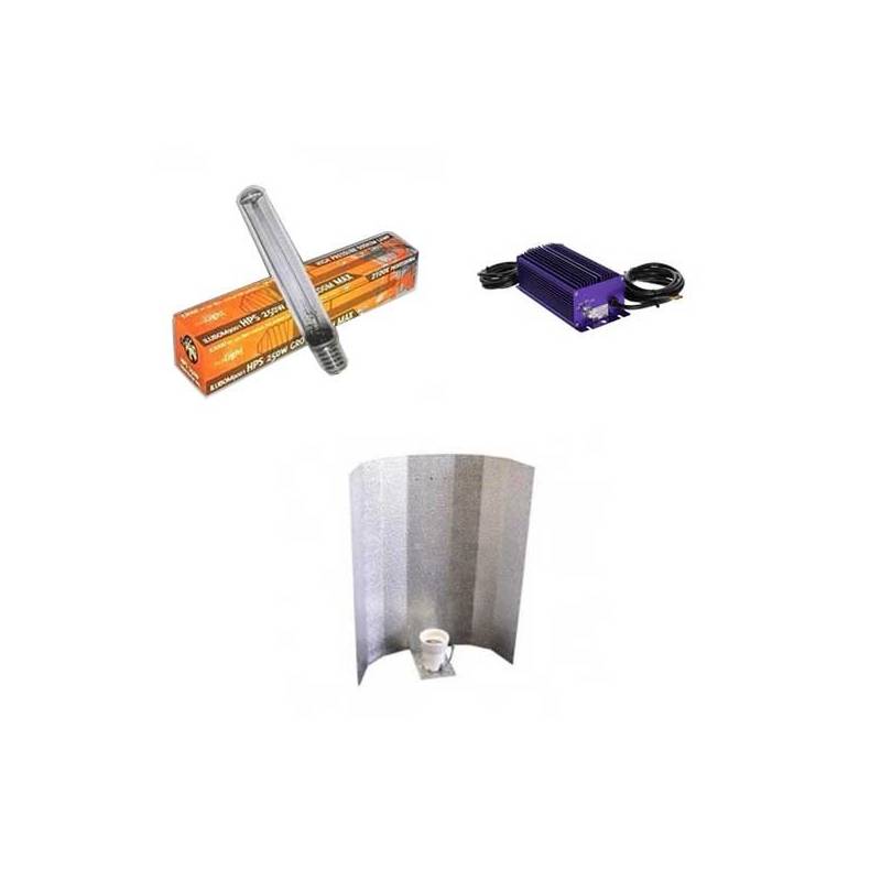 Kit 250 W Lumatek + Reflector Stuco + Pure Light Hps 250 W Grow-Bloom Max Kit 250 W Lumatek + Reflector Stuco + Pure Light Hps 250 W Grow-Bloom Max