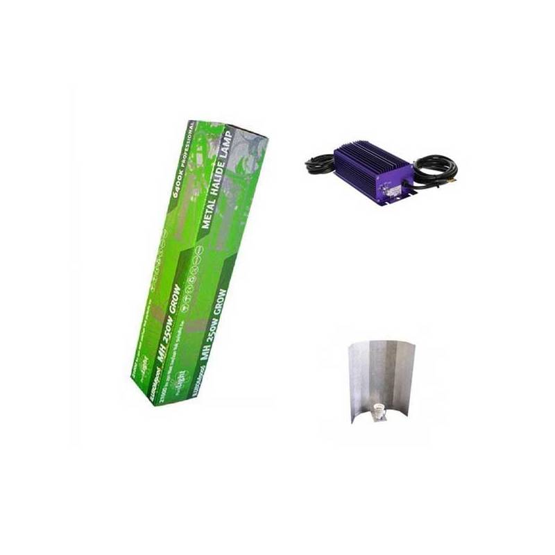 Kit 250 W Lumatek + Reflector Stuco + Pure Light HM 250 W Grow Kit 250 W Lumatek + Reflector Stuco + Pure Light HM 250 W Grow