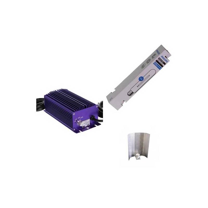 Kit 250 W Lumatek + Reflector Stuco + Philips Master 250 W Son-t Pia Plus