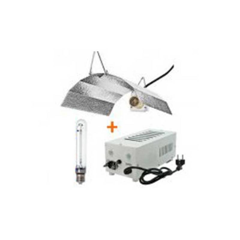 Kit 400 W Pro Gear + Reflector Stuco + Pure Light Hps 400 W Grow-Bloom Max