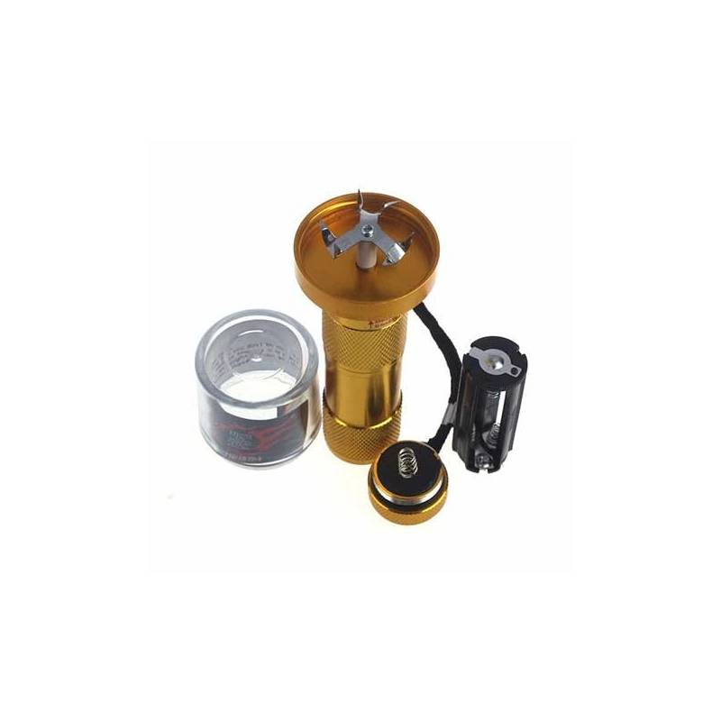 Grinder eléctrico de aluminio - Dorado