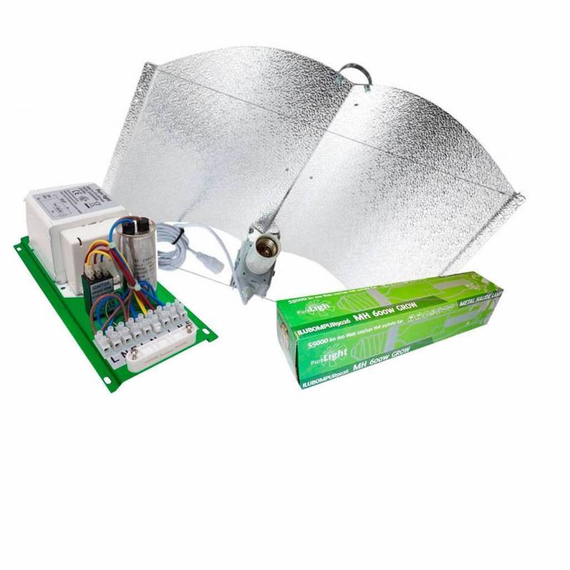 Kit Balastro Pure Light 600 W + Adjust-a-wings® Enforcer Medium Kit Balastro Pure Light 600 W + Adjust-a-wings® Enforcer Medium