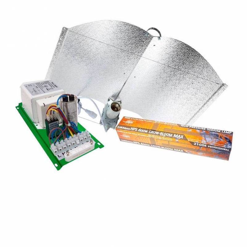 Kit Balastro Pure Light 600 W + Adjust-a-wings® Enforcer Medium Kit Balastro Pure Light 600 W + Adjust-a-wings® Enforcer Medium