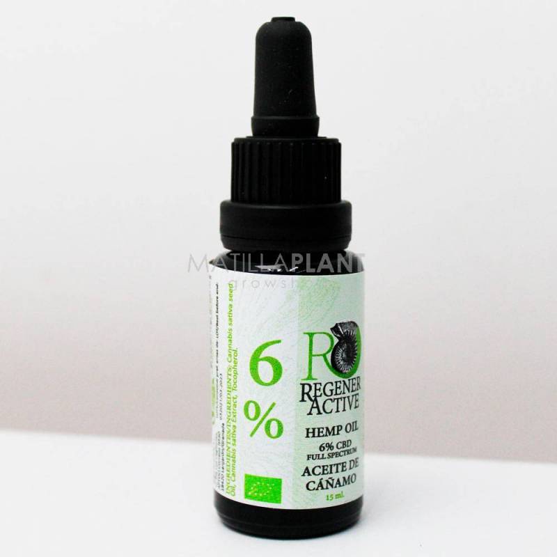 Aceite de cañamo 6% CBD de Regeneractive