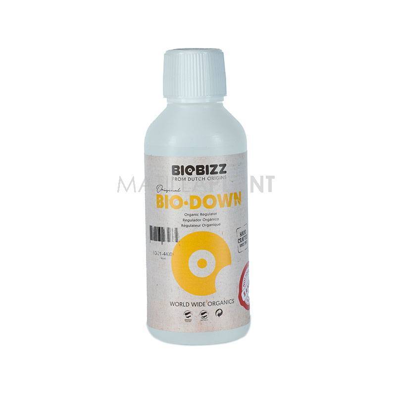 BIOBIZZ Bio Down PH-Regler 250ml - Natürlicher PH-Senker Für Pflanzen
