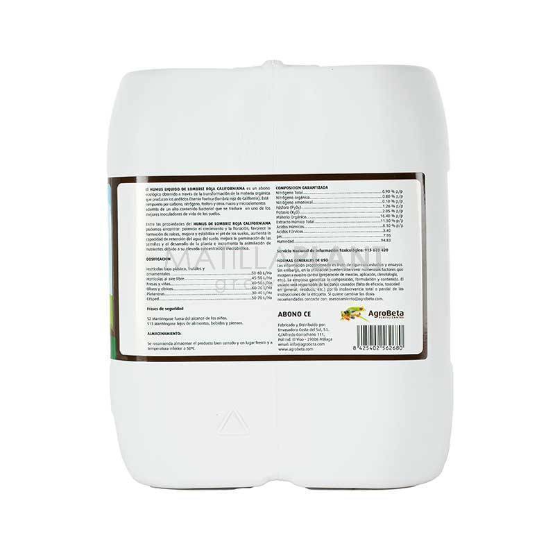 Inicio Cultivo Fertilizantes para marihuana Agrobeta Humus lombriz roja ...