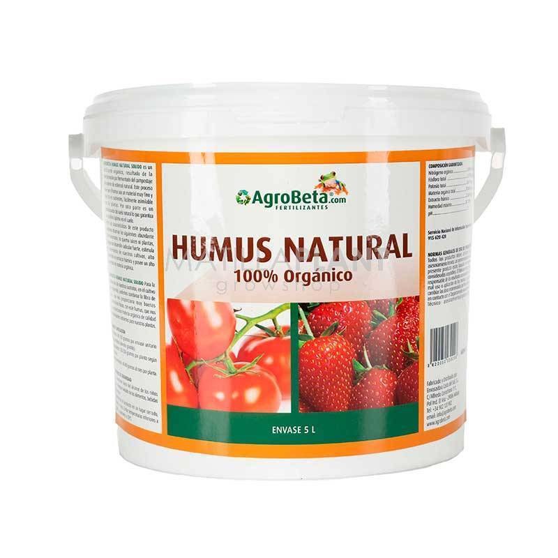 Humus Natural Solido Agrobeta 5L