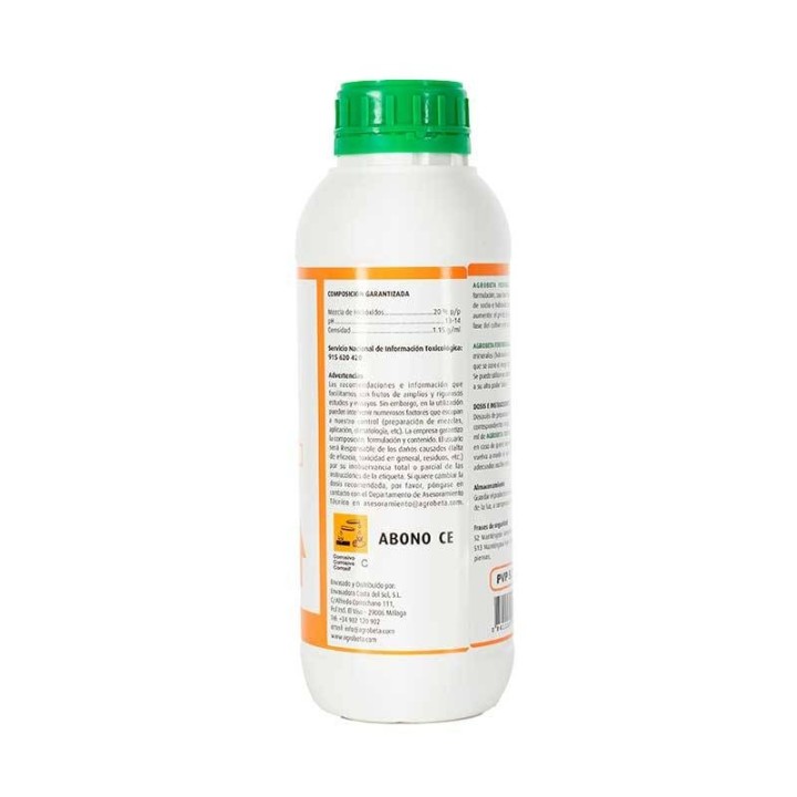 Fosforegulador pH Up (+) 1L Agrobeta Composición