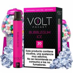 Vaper desechable con nicotina sabor bubble gum