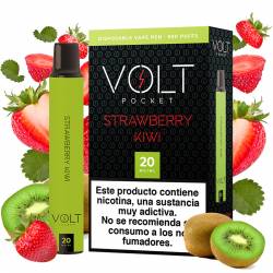 Vaper desechable con nicotina con sabor a kiwi fresa