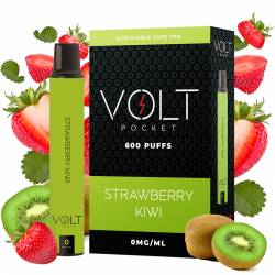 Vaper desechable sin nicotina con sabor a kiwi fresa