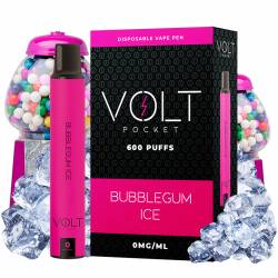 Vaper Desechable sin Nicotina sabor a Chicle de la marca Volt pocket