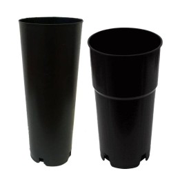 Maceta Hercules Conica Negra 27,5x27,5x38 18L