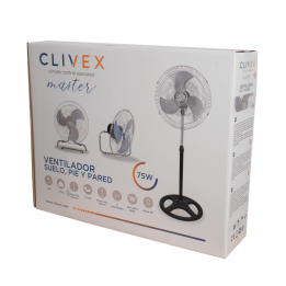 Ventilador clivex master industrial v2 3 en 1 75 w