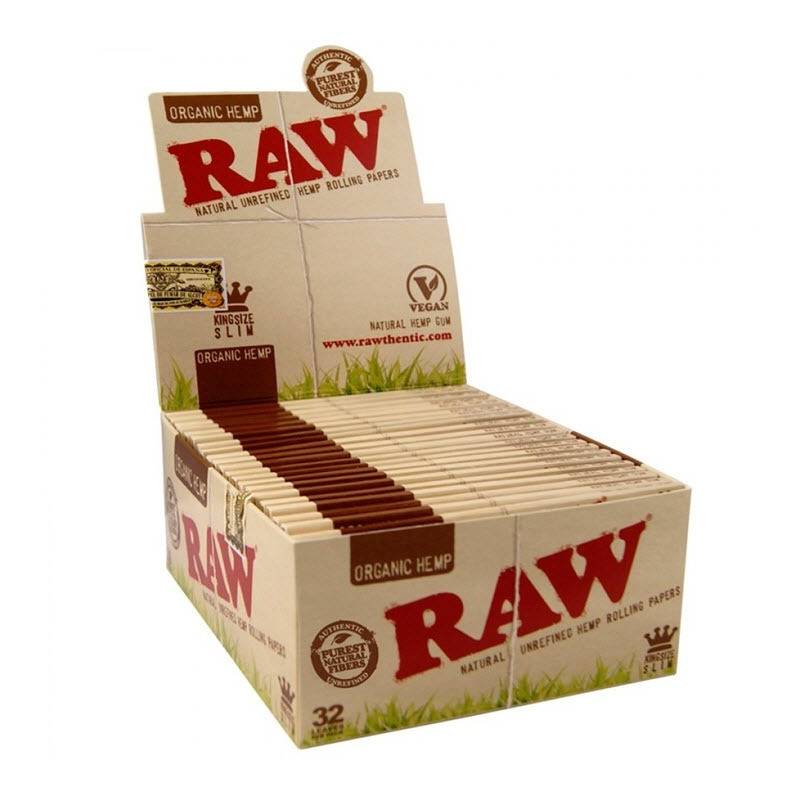 Papel Raw Ks Slim Organic (50 Libritos) de Raw Organic