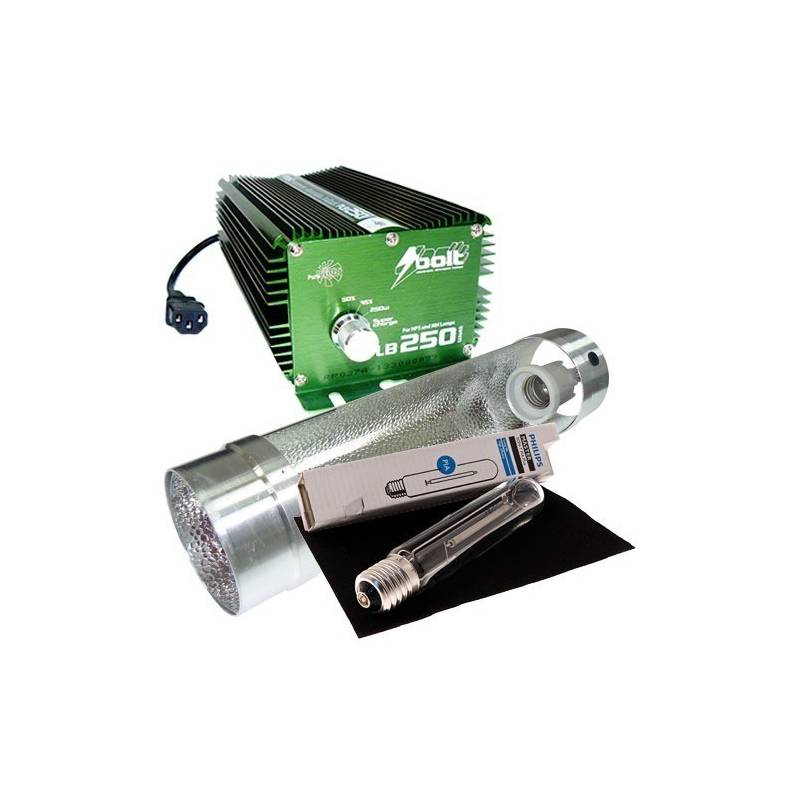Kit 250 W Bolt + Cooltube 125 mm + Philips Master 250 W Son-t Pia Plus