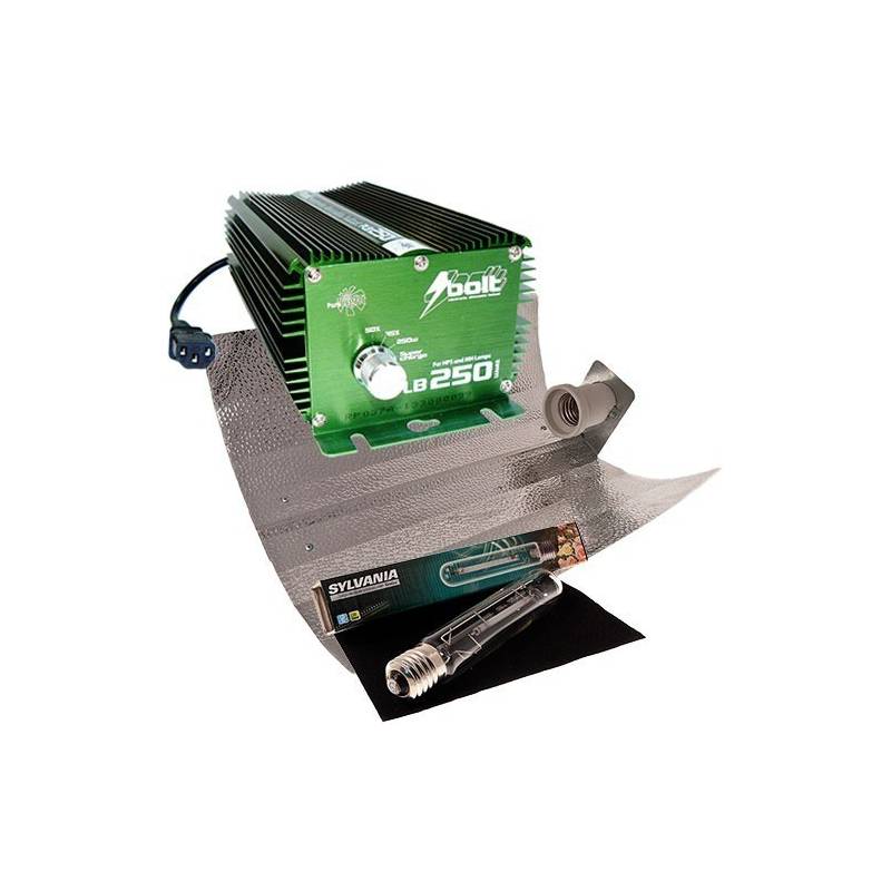 Kit 250 W Bolt + Reflector Stuco + Sylvania 250 W Grolux de Kit Kit 250 W Bolt + Reflector Stuco + Sylvania 250 W Grolux de Kit
