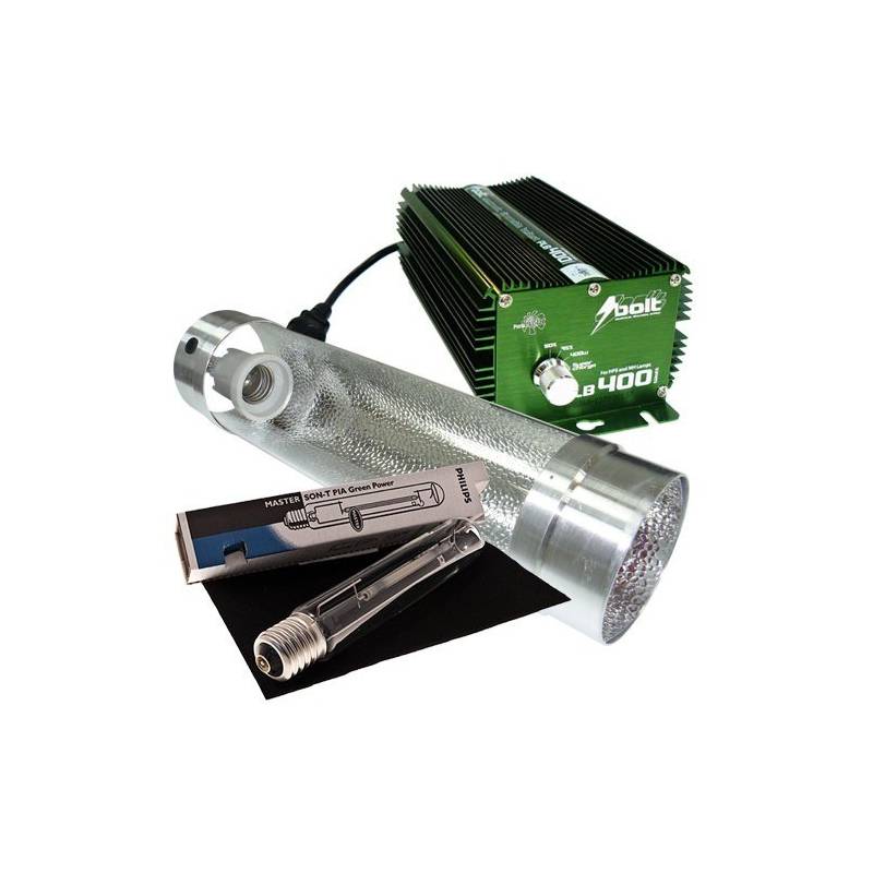 Kit 400 W Bolt + Cooltube 125 mm + Philips Master Son t-Pia Green Power 400 W