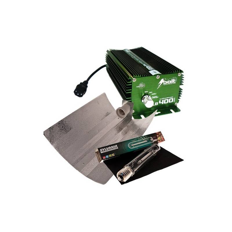 Kit 400 W Bolt + Reflector Stuco + Sylvania 400 W Grolux de Kit Kit 400 W Bolt + Reflector Stuco + Sylvania 400 W Grolux de Kit