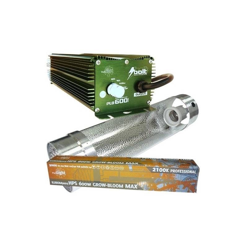 Kit 600 W Bolt + Cooltube 150 mm + Pure Light Hps 600 W Kit 600 W Bolt + Cooltube 150 mm + Pure Light Hps 600 W
