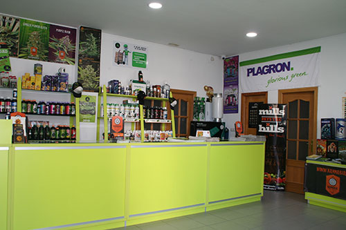 Interior de la tienda del Zaidin